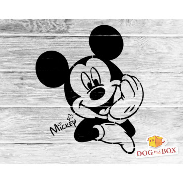 Mickey Mouse stencil n.12 - Disney Cartoon stencil for nursery decoration