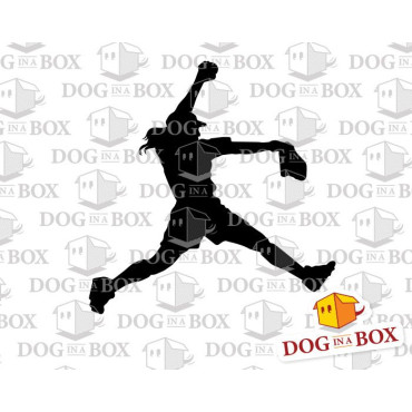 Softball stencil n.2 - Reusable stencil for softball wall decors, fabrics and wood signs.