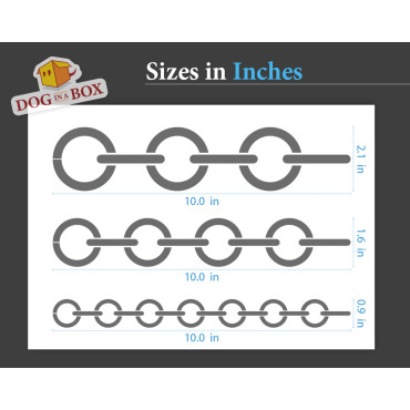 Chains stencil n.2 - Reusable chains seamless patterns stencil. Three sizes included in a single sheet.