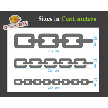 Chains stencil n.4 - Reusable chains seamless patterns stencil. Three sizes included in a single sheet.