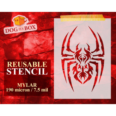 Pochoir symbole araignée n....