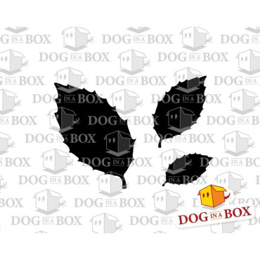 Leaves stencil n.3 - Reusable foliage stencil for wall painting and fabrics