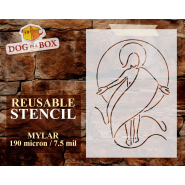 Pochoir Jésus n.10 -...