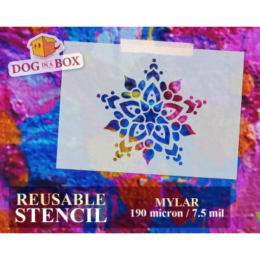 Mandala stencil n.1 -...