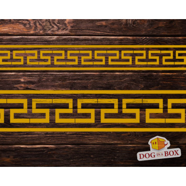 Greek key stencil n.6 - Reusable greek stencil, seamless geometric pattern for walls and fabrics