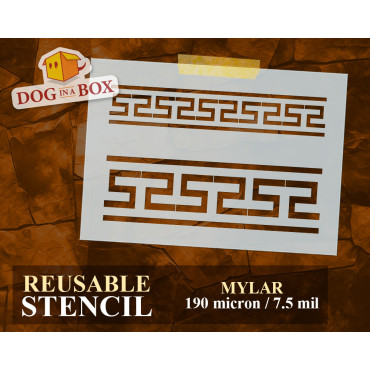 Stencil chiave greca n.6 -...