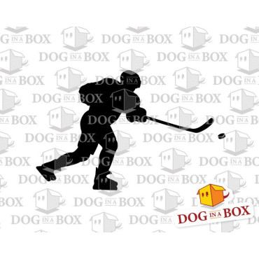 Hockey stencil n.2 - Reusable stencil for hockey wall decors, fabrics and wood signs.