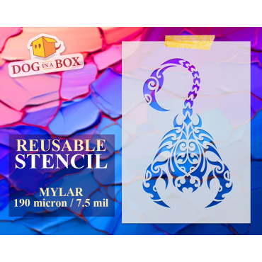 Pochoir scorpion n.4 -...