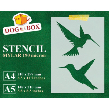 Stencil Hummingbirds n.2 -...