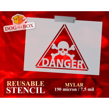 Pochoir Danger n.1 -...