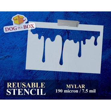 Drip Paint stencil n.1 -...