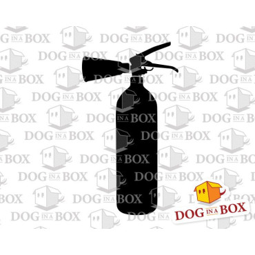 Fire Extinguisher stencil - Firefighter stencil to paint on walls, wood and fabrics. Reusable DIY stencil for wood signs.