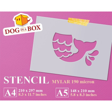 Stencil coda sirenetta -...