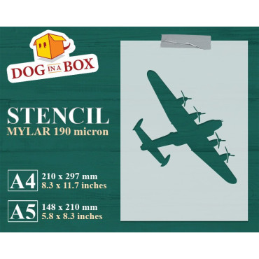 Flugzeugbomber-Schablone...