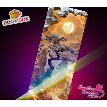 Bonsai bookmark n.1 - metallic-holo effect bookmarks, Japanese style