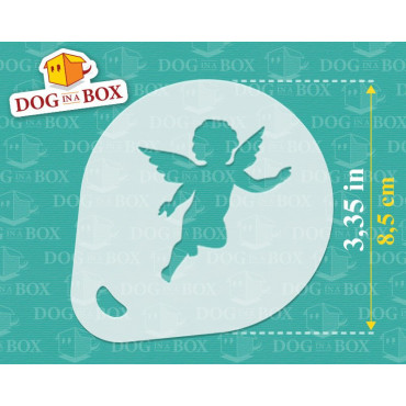 Stencil Angeli n.1 (set di 3) - Stencil di putti per face painting, cappuccini, pareti o vestiti