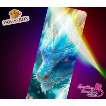 Dragon bookmark n.1 - metallic-holo effect bookmarks, fantasy style