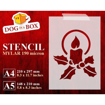 Stencil di candele di...