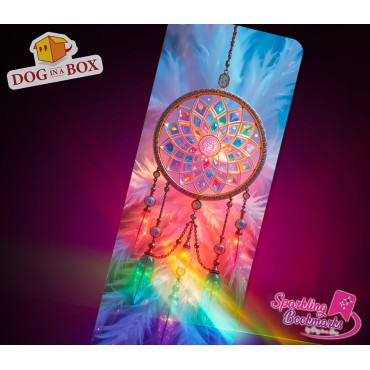 Dreamcatcher bookmark n.1 - metallic-holo effect bookmark, fantasy style