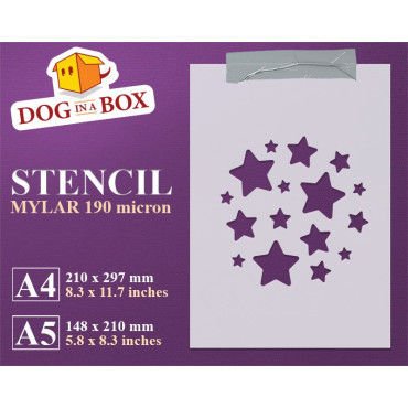 Stars stencil - Reusable...