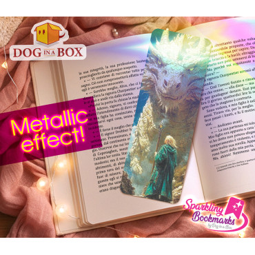Dragon and wizard bookmark...