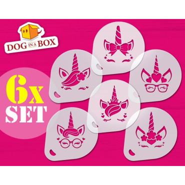 Unicorns Stencils (set of...
