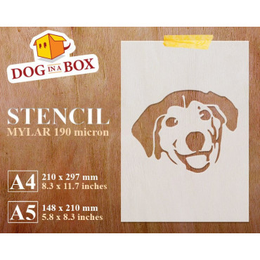 Pochoir pour chien n ° 3 -...