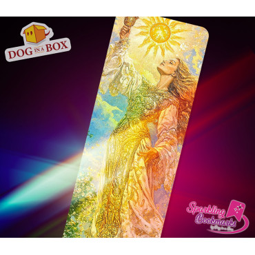 Empress bookmark n.1 - metallic-holo effect queen bookmark, fantasy style