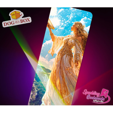 Empress bookmark n.2 - metallic-holo effect queen bookmark, fantasy style
