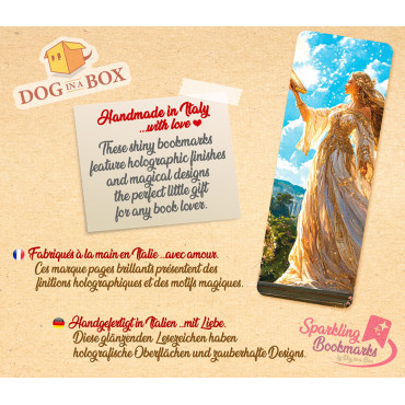 Kaiserin Lesezeichen nr.2 – Königin Lesezeichen mit Metallic-Holo-Effekt, Fantasy Stil