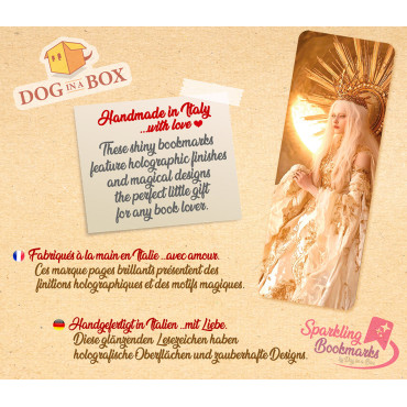 Marque-page Impératrice n.3 - Marque-page reine effet métallisé-holo, style fantaisie