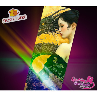 Marque-page Geisha n.2 - marque-page effet métallisé-holo, style japonais