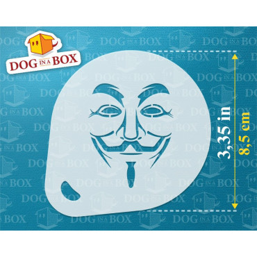 Meme stencils (set of 3) Cappuccino and Coffee cocoa powder decor stencil - Face Painting stencils