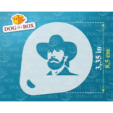 Meme stencils (set of 3) Cappuccino and Coffee cocoa powder decor stencil - Face Painting stencils