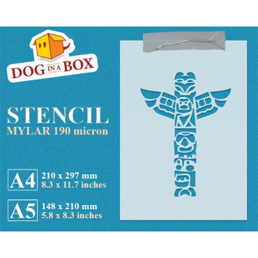 Pochoir de totem - pochoir...