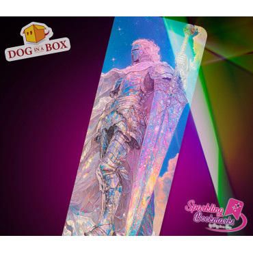 Marque-page Guerrier n.2 - marque-page effet métallisé-holo, style fantasy