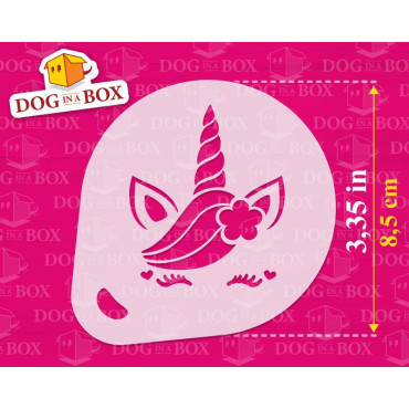 Stencil di unicorni (set di 6) - Stencil per decorare torte, dolci, biscotti, magliette, pareti o face painting