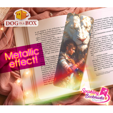 Woman and Lion bookmark n.1...