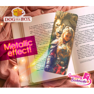 Woman and Lion bookmark n.2...