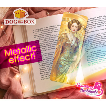 Woman in gold bookmark n.1...
