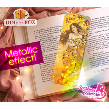 Woman in gold bookmark n.3...