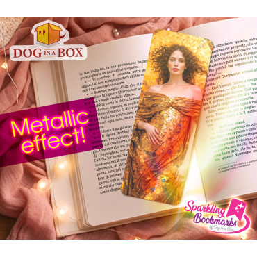 Segnalibro Donna in oro n.4...