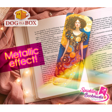 Woman in gold bookmark n.7...