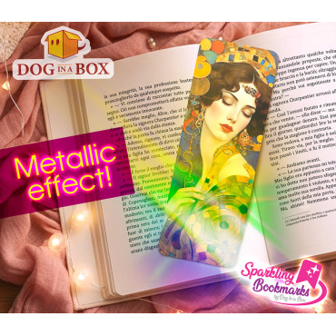 Segnalibro Donna in oro n.8...