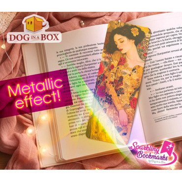 Segnalibro Donna in oro n.9...