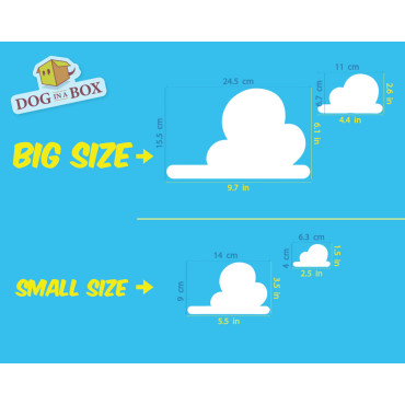 Toy Story clouds stencils - Reusable clouds stencils for nursery decor and walls