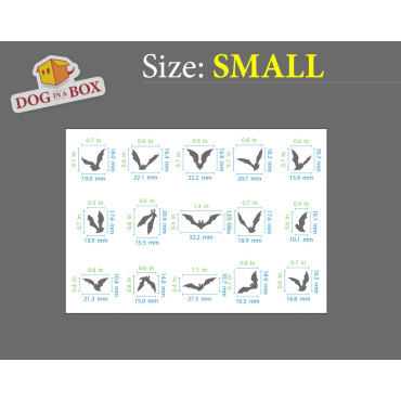 Stencil pipistrelli n.1 - Stencil riutilizzabili per torte, biscotti, tessuti e decorazioni murali