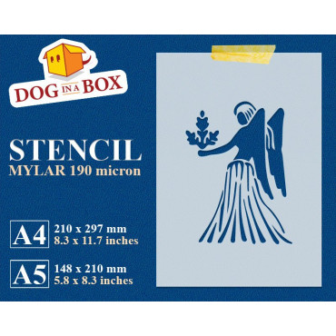 Virgo stencil n.2 - Zodiac...