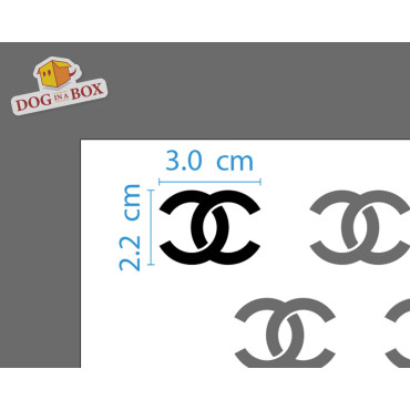 Chanel pattern stencil n.2 - Fashion brand logo stencil for painting on walls, fabrics, plastic