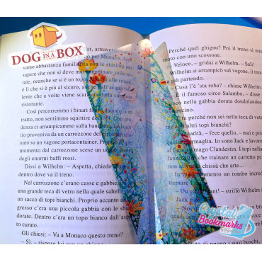 Marque-page Anime n.1 - Marque-page transparent fait main | Effet vitrail, cristal | Cadeau pour lecteurs